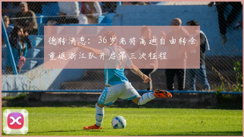 德转消息：36岁老将高迪自由转会重返浙江队开启第三次征程