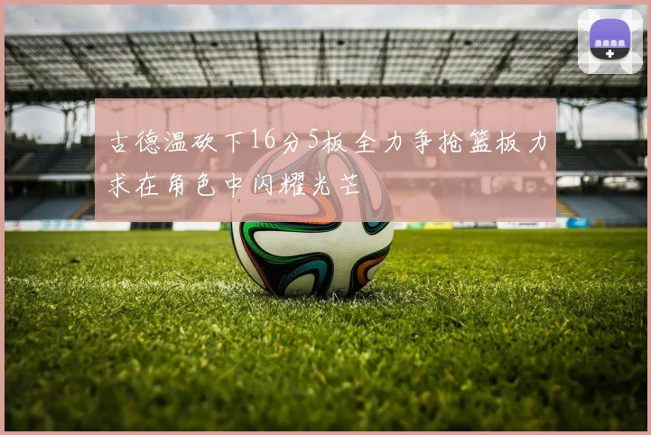 古德温砍下16分5板全力争抢篮板力求在角色中闪耀光芒